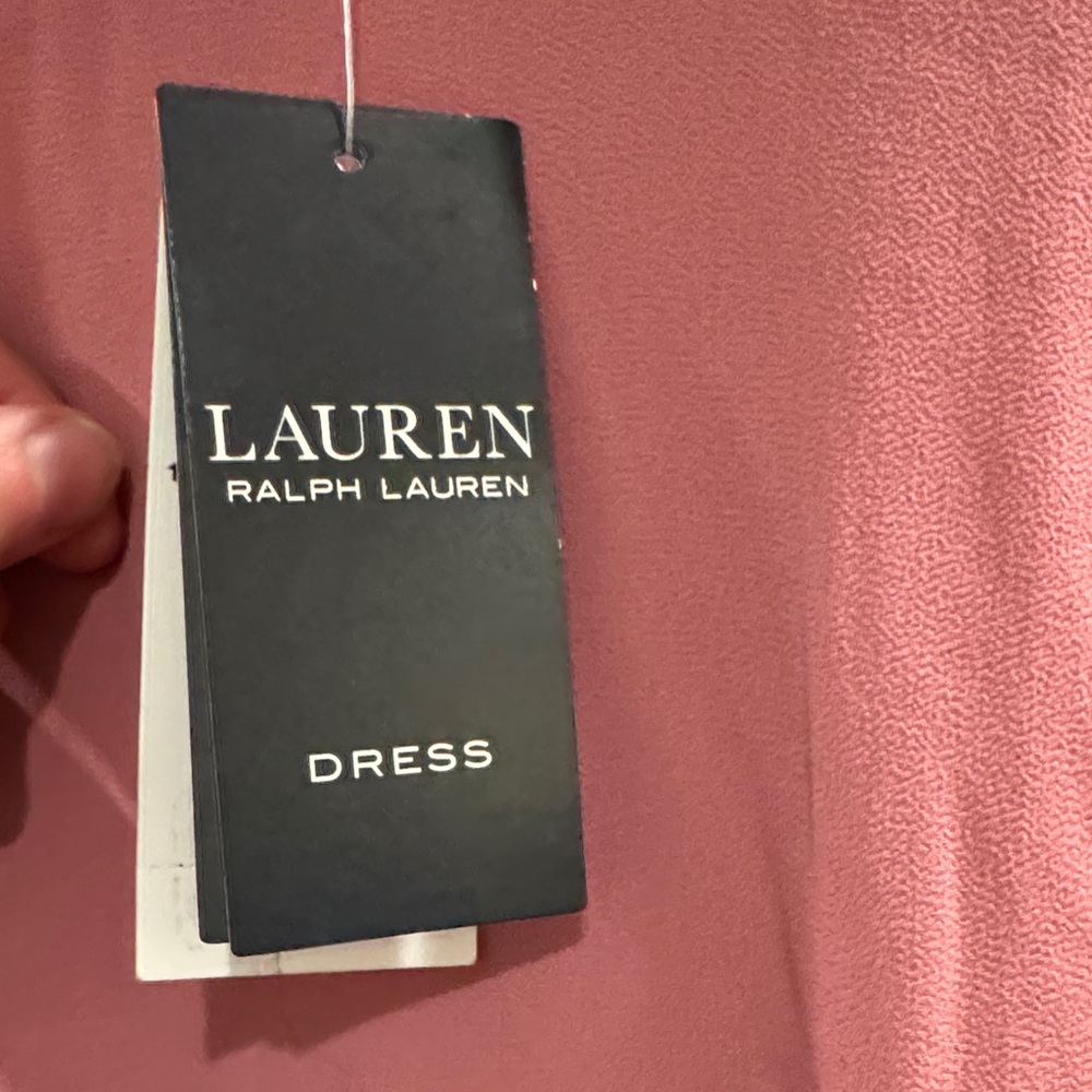 Ralph Lauren Tiered Pink Mini Dress NWT Sz 12 Spring Brunch - Picture 4 of 6